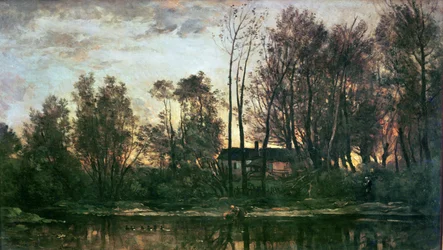 Zachód słońca, Bas-Meudon (Hauts-de-Seine), 1869